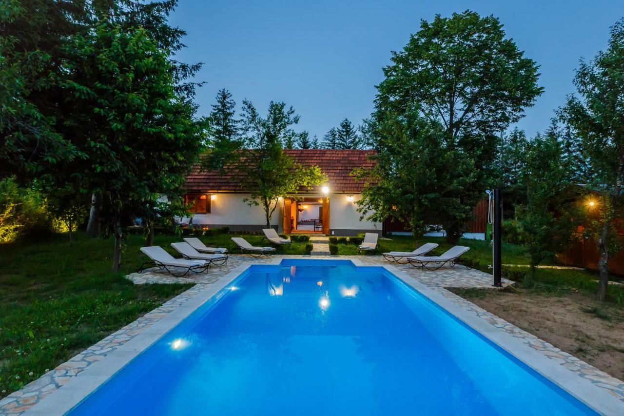 Beautiful Cottage With Heated Pool For 22 Ppl Plaski ภายนอก รูปภาพ